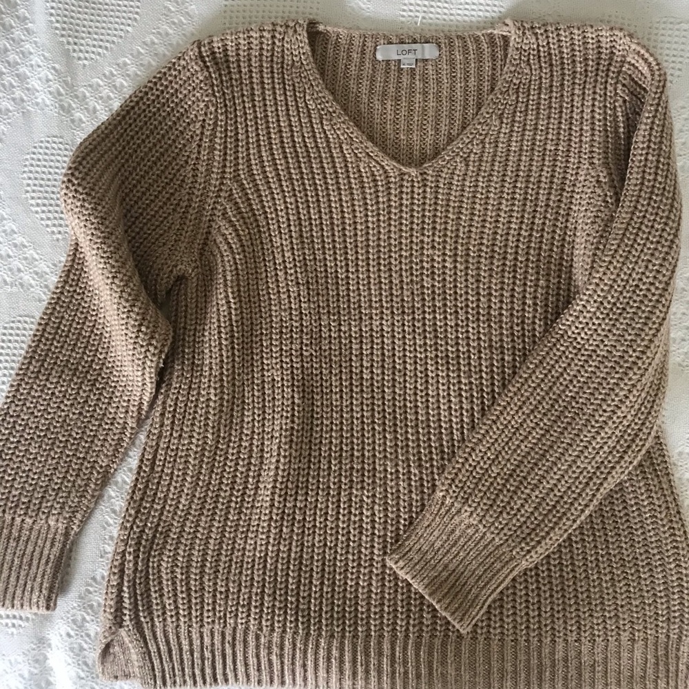 Loft Tan Sweater